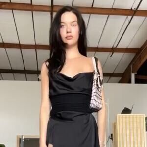 NWT Steele victoria camisole black sz M